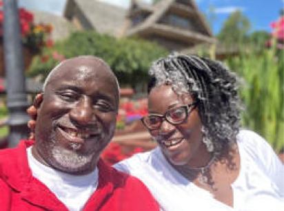 Photo of smiling couple